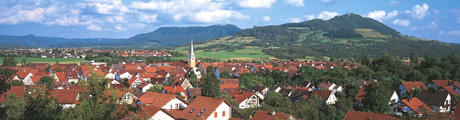 Ansicht der Gemeinde Dettingen unter Teck